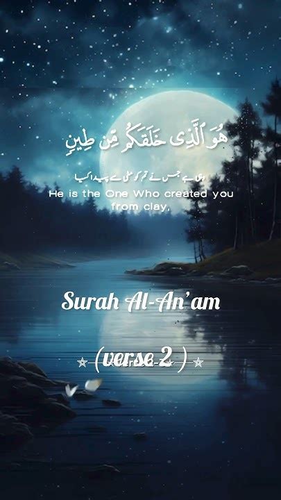 Surah Al Anam 💕 Verse 2 💕 Shortsfeed Youtubeshorts Quran Surah Foryou Viral