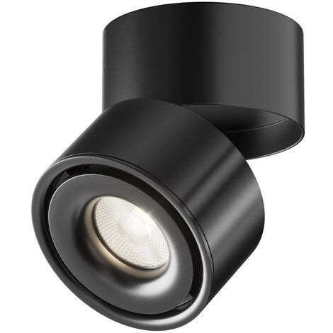 Maytoni Yin Downlight De Superficie Regulable Negro 4000K