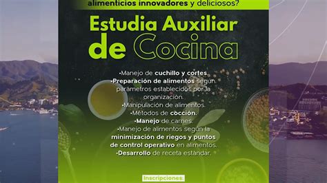 Invitación Curso Auxiliar De Cocina Guatapé 2022 Corporación Antena Parabólica De Guatapé