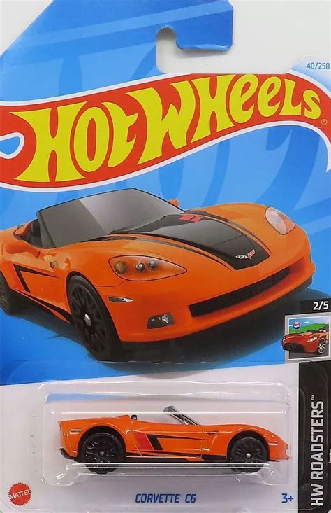 駿河屋 CORVETTE C オレンジブラック Hot Wheels HW ROADSTERS HTC ホットウィールhotwheels