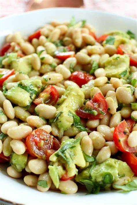 White Bean Salad Recipe Happy Healthy Mama