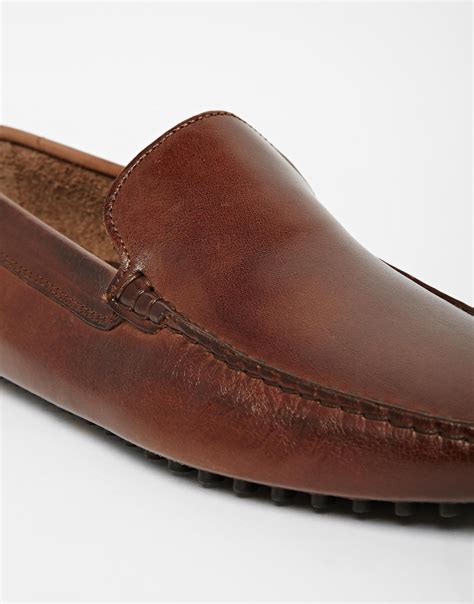 Lyst - Aldo Brilicien Leather Driving Shoes in Brown for Men