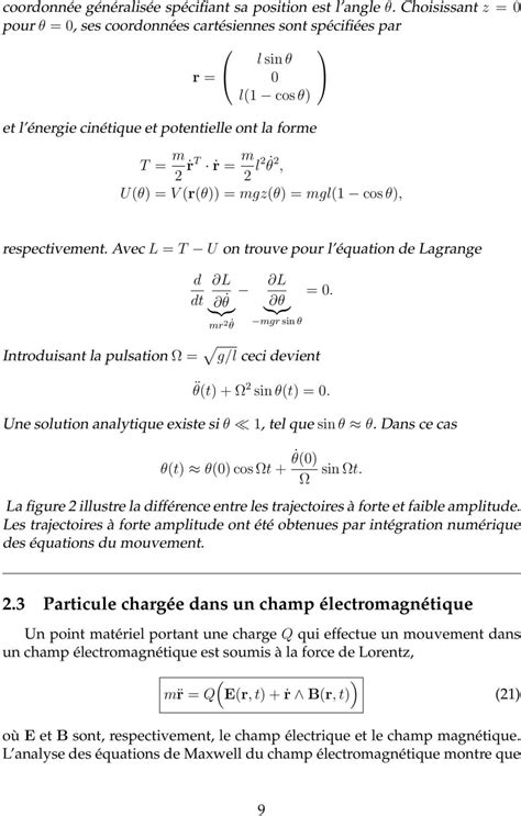 M Canique Analytique Lagrange Exercice Corrig