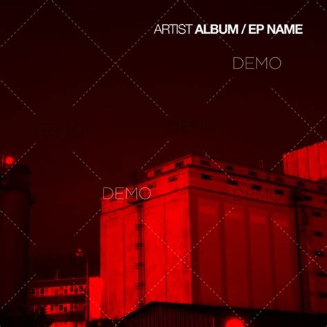 Industrial Techno Album Cover For Sale 1 Service For Producers