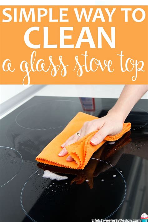 Easy way to clean a glass top stove and keep it sparkling. This simple