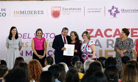 Conmemoran 70 Aniversario Del Voto De La Mujer En Zacatecas NTR Zacatecas