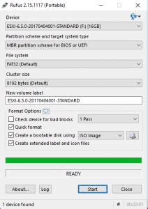 Vsphere Von Usb Stick Installieren Vmware Virtualization And Cloud