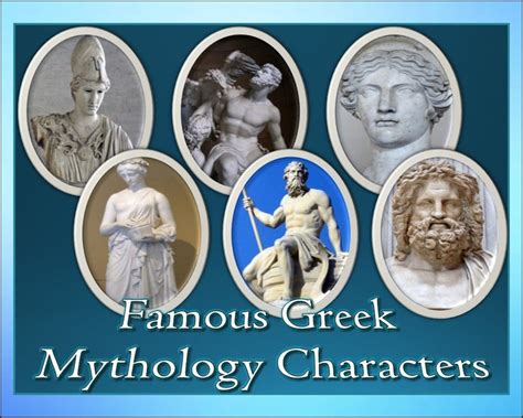 Famous Greek Mythology Characters Powerpoint Slideshow Editable DIGITAL ...