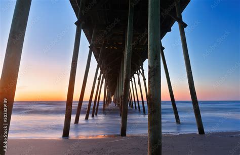 Foto De Kure Beach Fishing Pier Before Sun Rise Kure Beach North