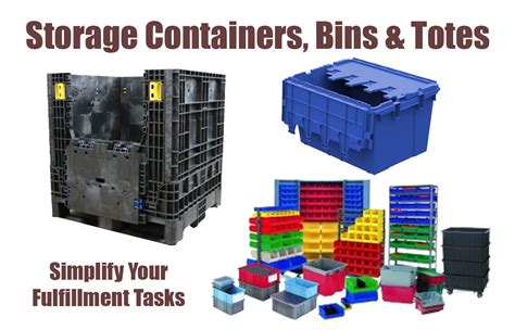 Warehouse Storage Containers, Bins and Totes Best Practices