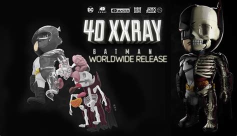 INTERACTIVE 4D XXRAY BATMAN IN X RAY VISION By Jason Freeny X Mighty