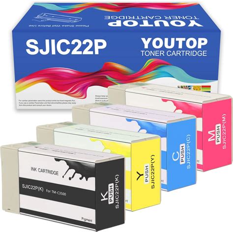 Amazon Youtop Pk Sjic P Ink Cartridge Replacement For Tm C