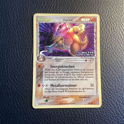 Ex Delta Species Knogga Reverse Rare De Played Kaufen Auf Ricardo