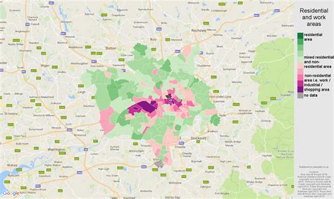 Manchester population stats in maps and graphs.