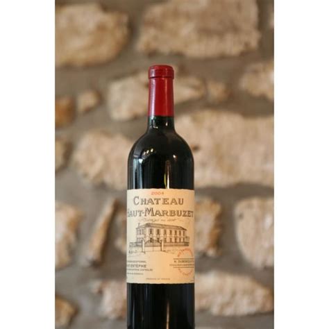 Vin rouge Château Haut Marbuzet 2004 Rouge La cave Cdiscount