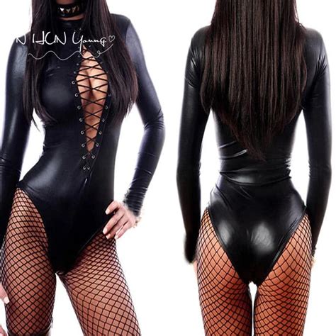 Sexy Lingerie Hot Women Prisoners Wild Charm Pu Leather Artificial