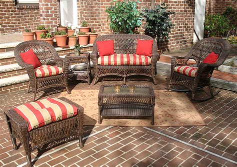 Brown Resin Wicker Patio Set Patio Ideas