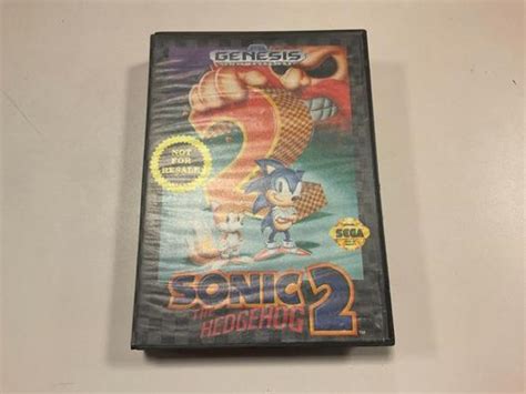 Sonic The Hedgehog Not For Resale Item Box And Manual Sega