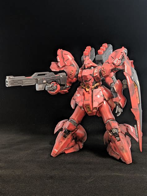 Rg Sazabi Decalsweatheringno Paint Gunpla