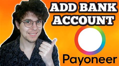 How To Add Bank Account On Payoneer Youtube