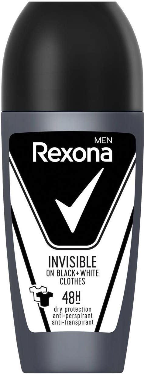 Rexona Men Invisible Black White Antyperspirant Roll On Ml Opinie