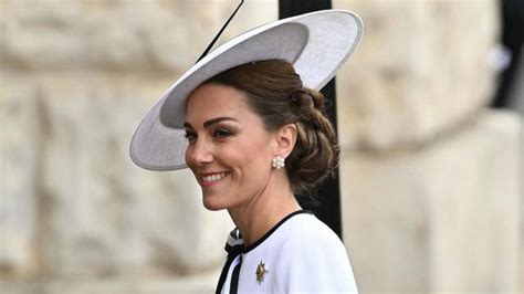 Kate Middleton Attends Trooping The Colour In 1st Public Appearance