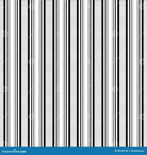 Seamless Vertical Stripe Pattern Stock Vector Illustration Of