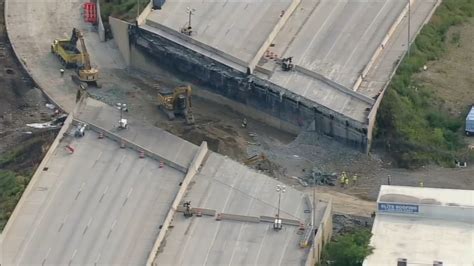 I 95 Reopening Timelapse Video Shows Progress To Repair Collapsed