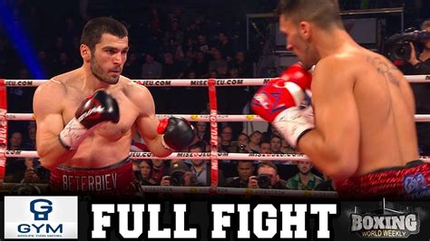 Artur Beterbiev Vs Jeff Page Jr Full Fight Boxing World Weekly Youtube