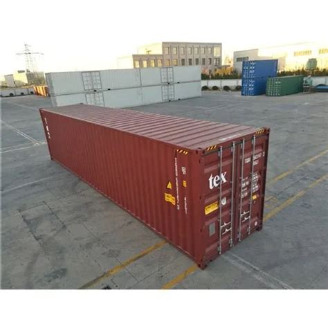 Galvanized Steel High Cube Shipping Container Capacity Ton