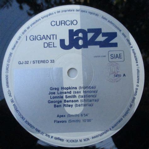 Lonnie Smith George Benson I Giganti Del Jazz Vol 32 Hifi Audio Mix