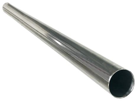 Stainless Steel Straight Exhaust Pipe 3 Inch OD 5 Feet Long