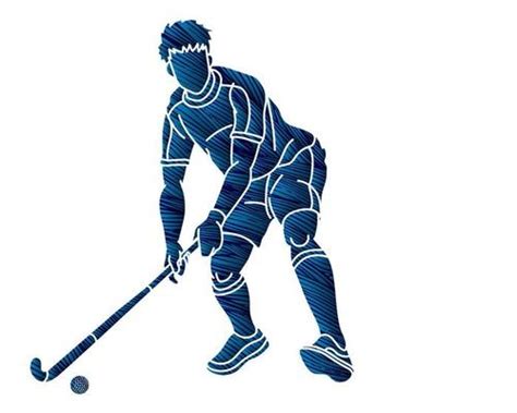 Field Hockey Silhouette Vector Art Icons And Graphics For Free Download