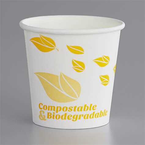 EcoChoice Oz Leaf Print Compostable Paper Hot Cup Case