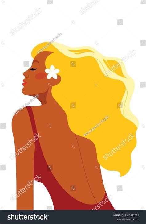 Belle Blonde Nue Plage Stock Vectors And Vector Art Shutterstock