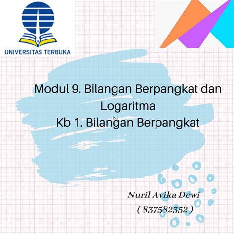 Ppt Bilangan Berpangkat Ppt Riset