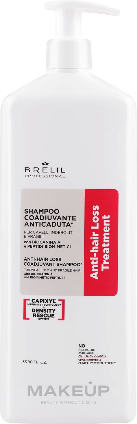 Brelil Anti Hair Loss Treament Coadjuvant Shampoo Shampooing Anti