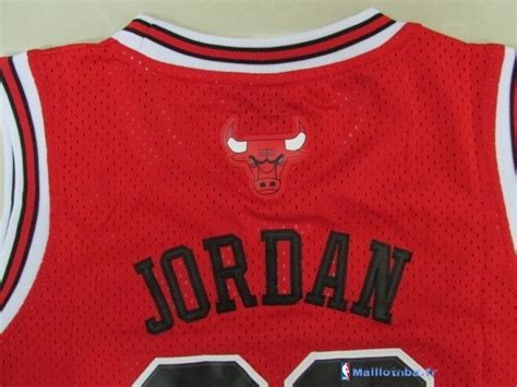 Maillot NBA Pas Cher Chicago Bulls Junior Michael Jordan 23 Rouge