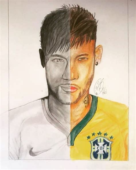 How To Draw Neymar At How To Draw