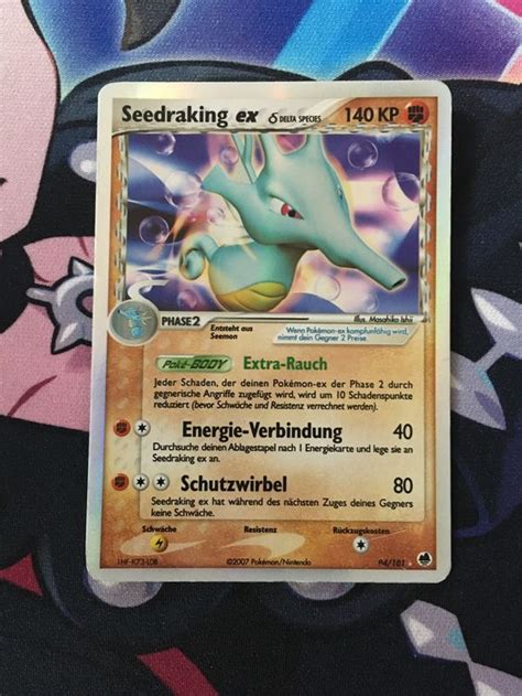 Pokemon Seedraking Ex Holo De Delta Species Kaufen Auf