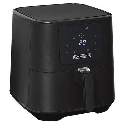 Fritadeira El Trica Digital Sem Leo Airfryer V W Litros Black