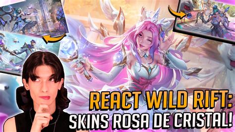 Reagindo S Skins Rosa De Cristal Seraphine Gwen E Mais Zahri Wild