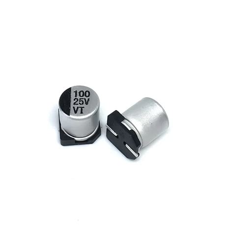 Zhusheng Smd Aluminum Electrolytic Capacitor Smd 16v 25v 35v 100uf Smd Aluminum Electrolytic