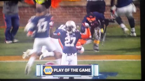 Auburn Game Winning Return Vs Alabama Youtube