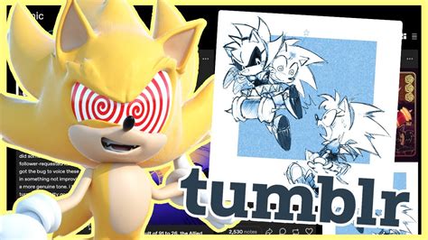 Fleetway Sonic Visits Tumblr Youtube