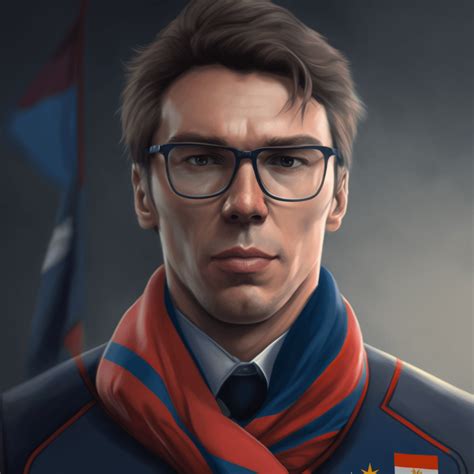 Aleksandar Vucic Anime Style Midjourney Ai Rserbiancringe