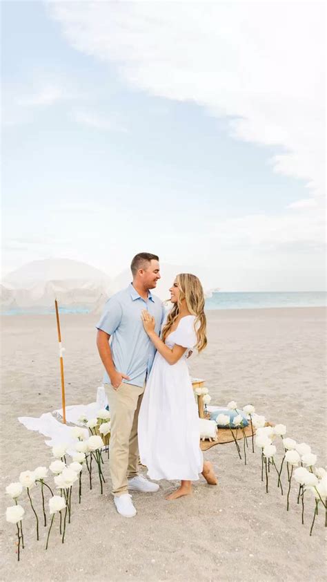 Beach Proposal Engagement Proposal Proposal Ideas Engaged Picnic