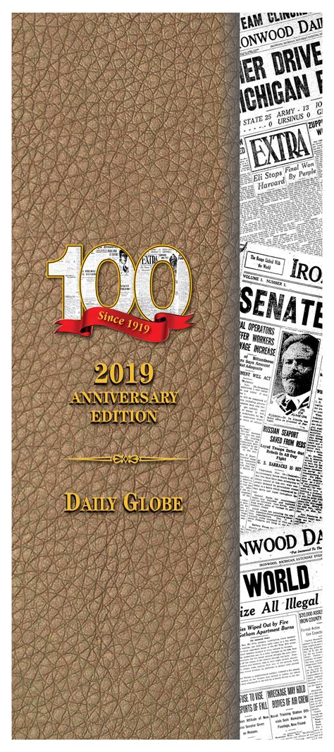 Daily Globe celebrates 100 years with commemorative edition | WNA