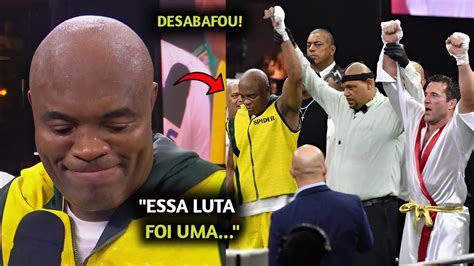 Foram Criticad S Anderson Silva Manda A Real Ap S Empate Em Luta De