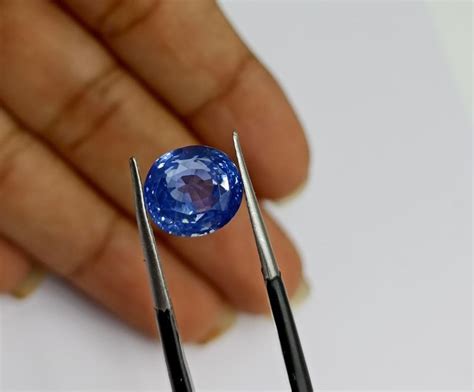 4 41 Karat CEYLON SAPHIR SAPPHIRE Edelstein IGI ZERTIFIKAT Kaufen Auf